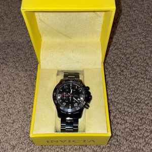Mens New Black Invicta Watch